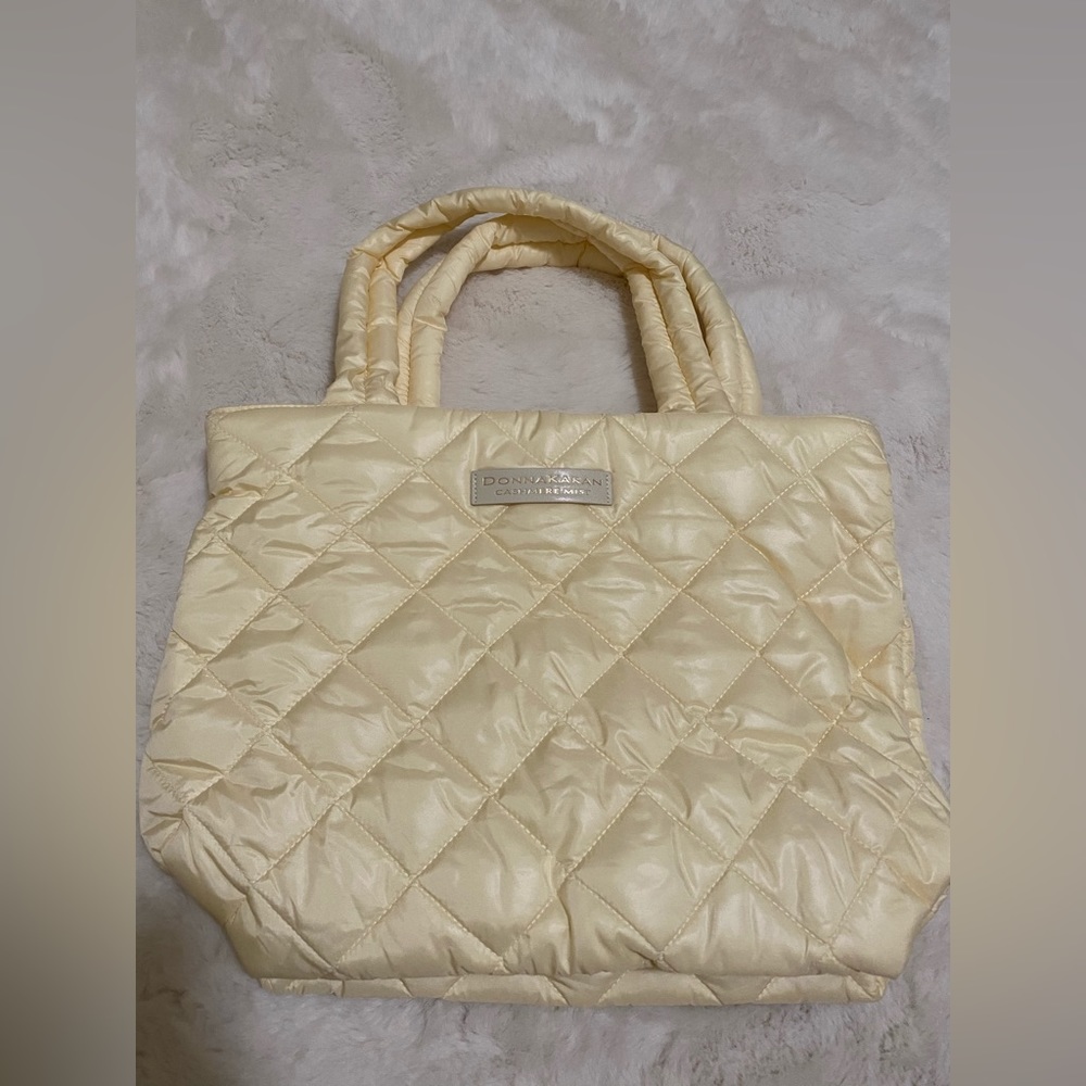 donna karan cashmere mist stylish tote